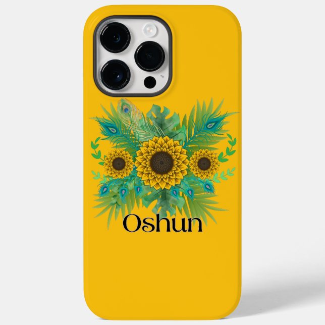 Oshun Goddess Sunflowers Case-Mate iPhone Case (Back)