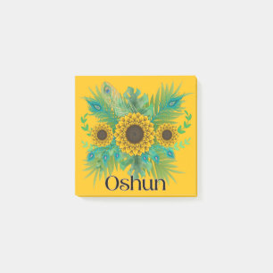 Oshun Goddess Sunflowers Post-it Notes