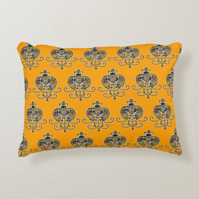 Oshun Goddess Veve Sigil Decorative Cushion (Front)
