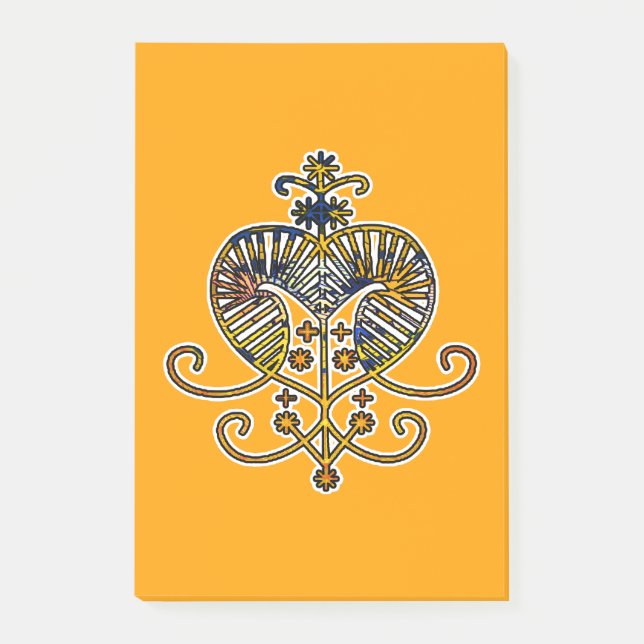Oshun Goddess Veve Sigil Post-it Notes (Front)