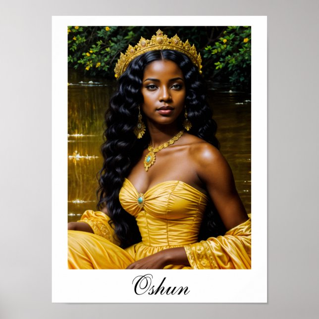 Oshun Orisha - African Goddess Poster (Front)