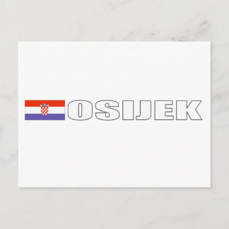 Osijek, Croatia Postcard
