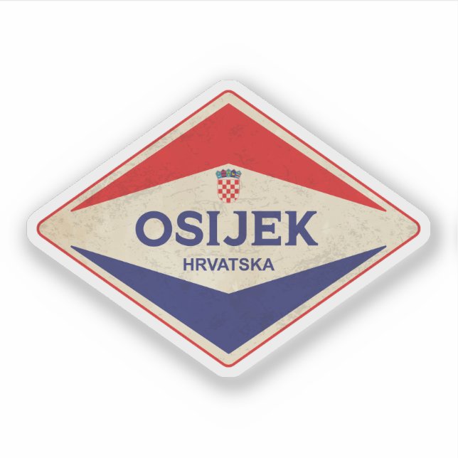 Osijek Croatia Vintage (Front)