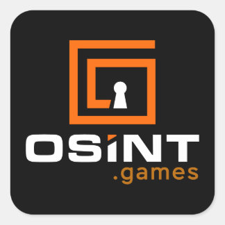 OSINT Games 3"x3" Stickers