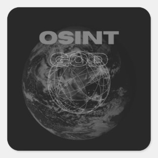 OSINT GOD SQUARE STICKER