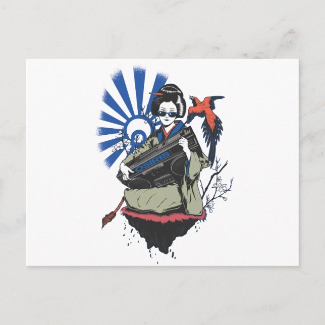 Osiris Geisha Postcard (Front)