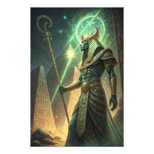 Osiris  God of Eternal Rebirth  MPhoto Enlargement Photo Print