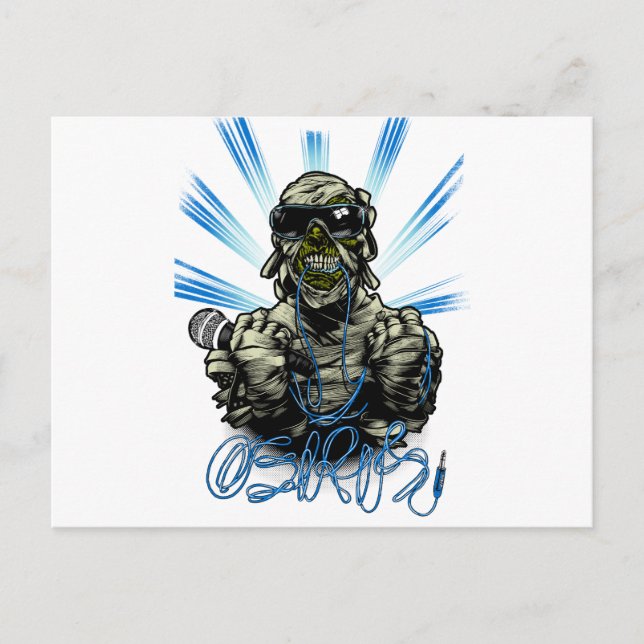 Osiris Mummy Postcard (Front)