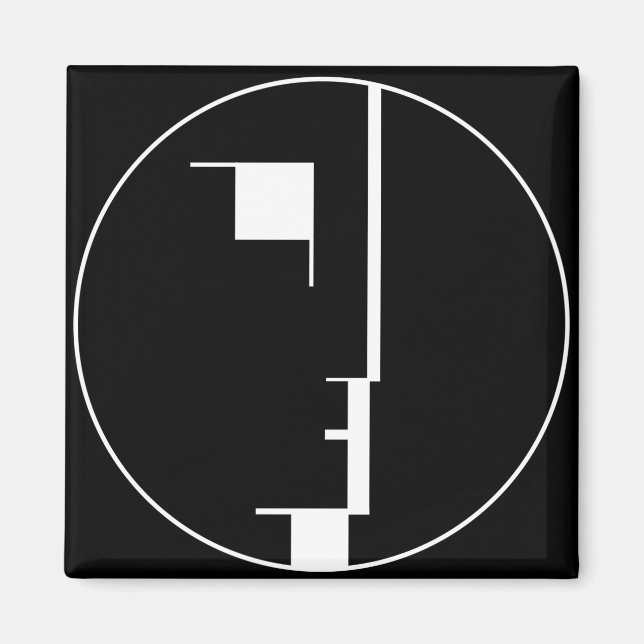 Oskar Schlemmer Bauhaus Logo Magnet (Front)