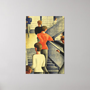 Oskar Schlemmer - Bauhaus Stairway Canvas Print