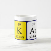 Oskari periodic table name mug (Center)