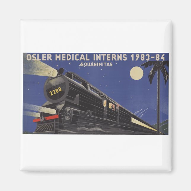 Osler intern square magnet (Front)