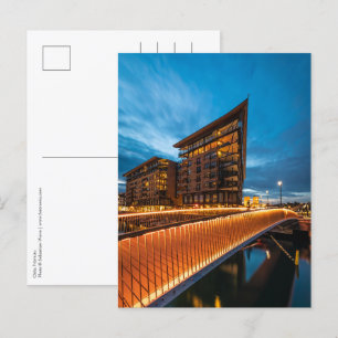 Oslo at night, Norway Postcard