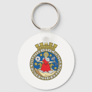 Oslo Coat Of Arms Key Ring