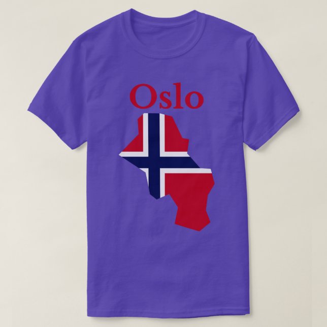 Oslo County Norway T-Shirt (Design Front)