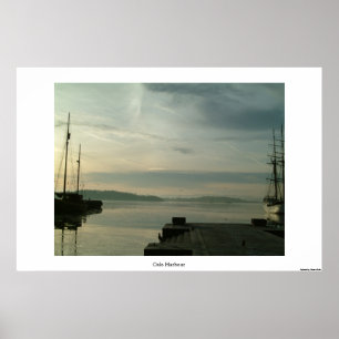 Oslo Harbour Poster