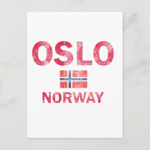 Oslo Norway Designs Postcard
