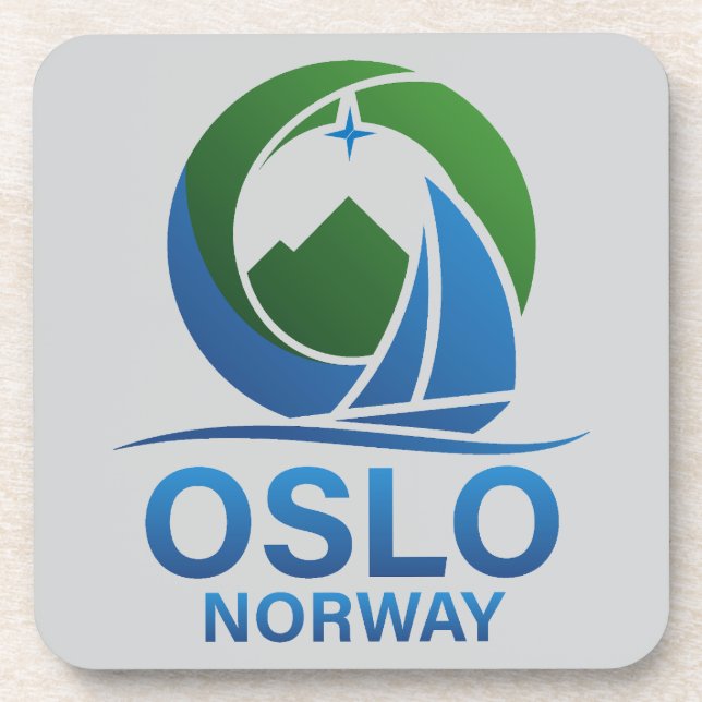 Oslo Norway Europe Coaster (Front)
