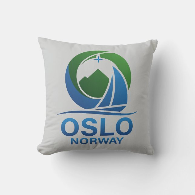 Oslo Norway Europe Cushion (Front)