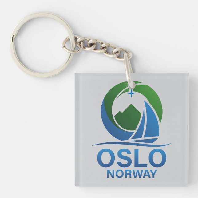 Oslo Norway Europe Key Ring (Front)