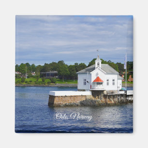 Oslo, Norway fjord Poster Magnet