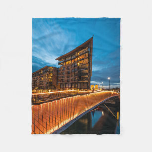 Oslo Norway Fleece Blanket