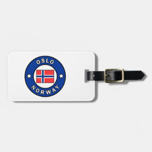 Oslo Norway Luggage Tag