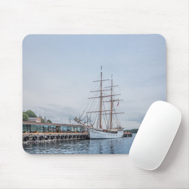 Oslo Norway Mouse Mat (With Mouse)