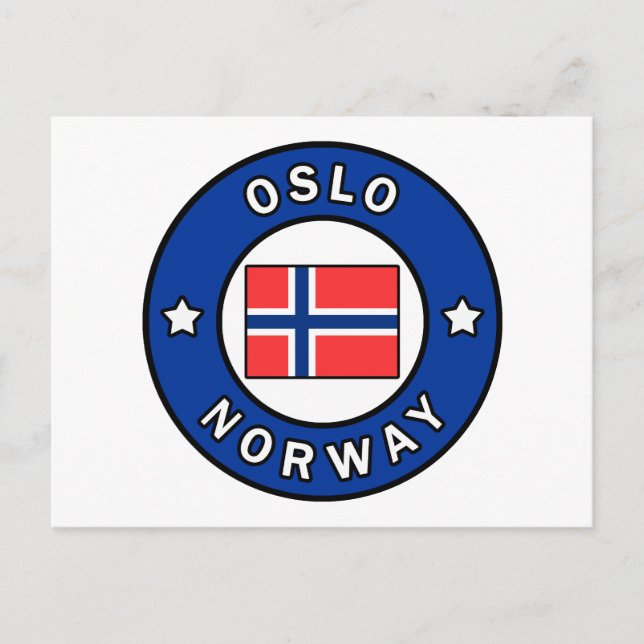 Oslo Norway Postcard (Front)