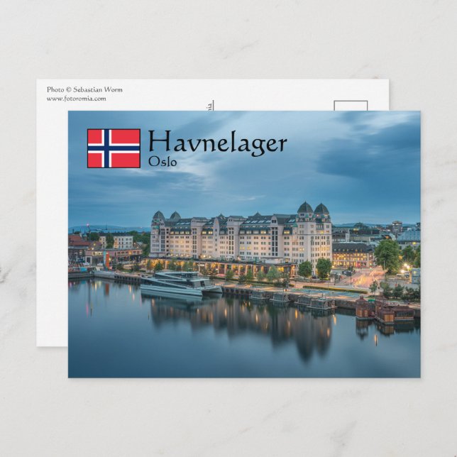 Oslo Norway Postcard (Front/Back)