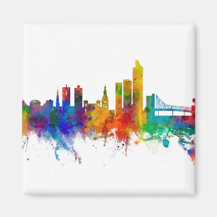 Oslo Norway Skyline Magnet