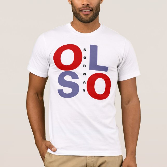 OSLO NORWAY T-Shirt (Front)