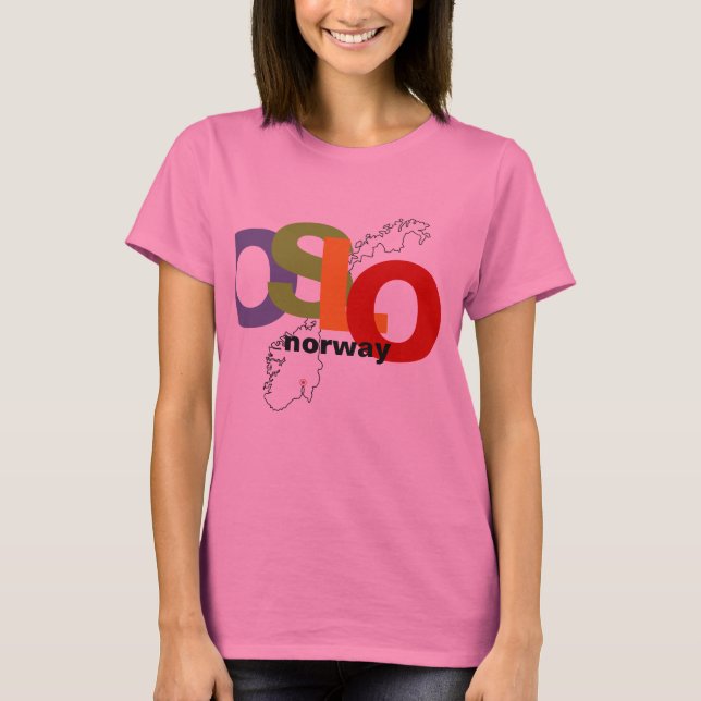 OSLO NORWAY T-Shirt (Front)