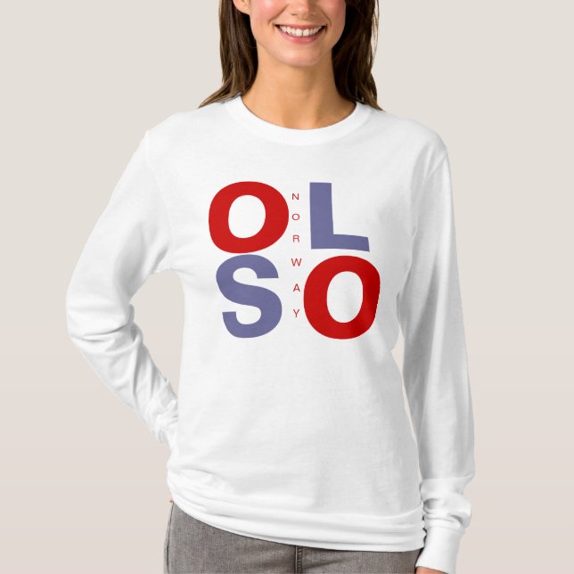 OSLO NORWAY T-Shirt (Front)