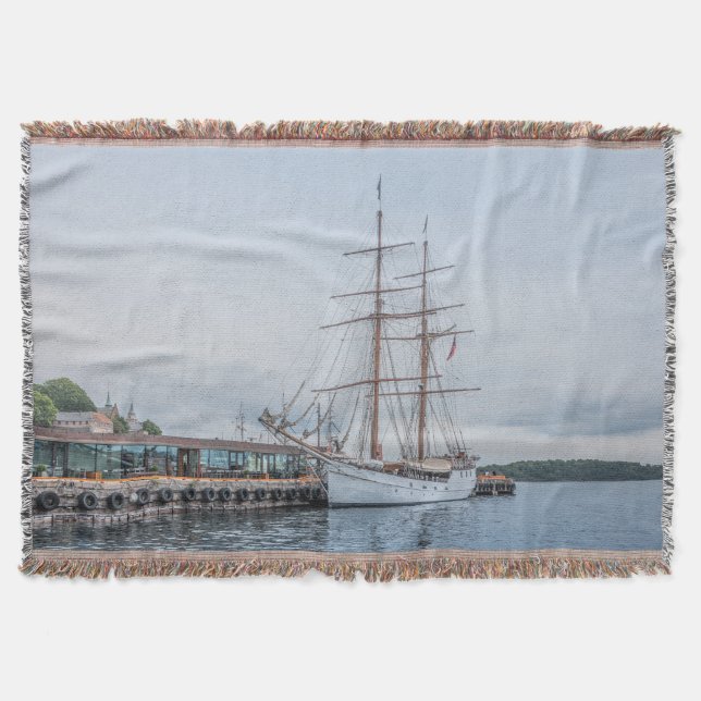 Oslo Norway Throw Blanket (Front)
