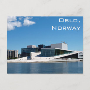 Oslo Opera House In Norway On A Summer Day Postcard