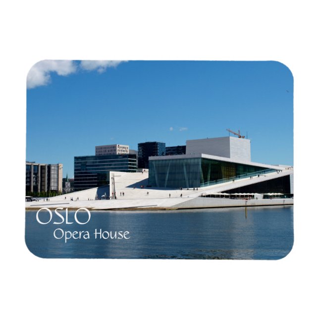 Oslo Opera House, Norway Fridge Mag Magnet (Horizontal)
