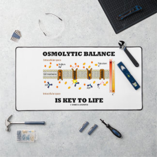Osmolytic Balance Is Key To Life Na-K Pump Desk Mat