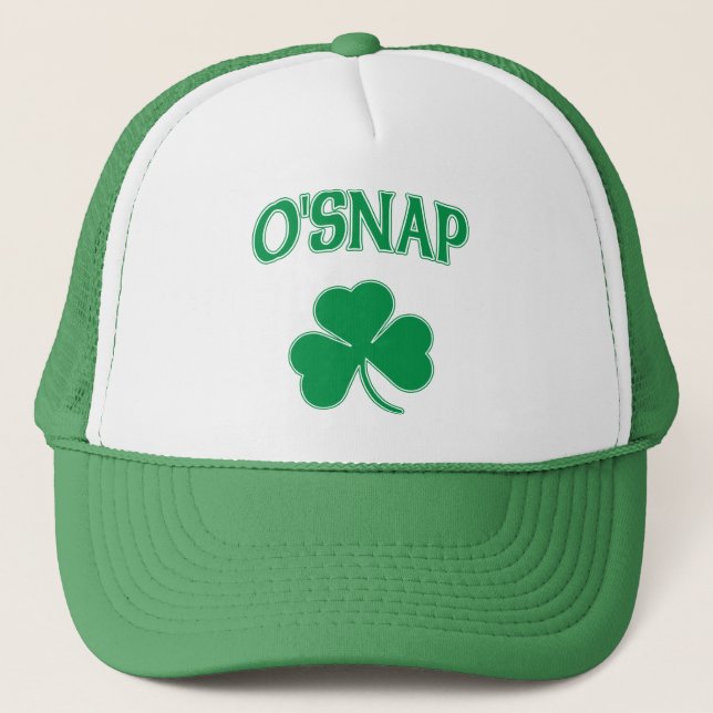 O'Snap Shamrock Trucker Hat (Front)