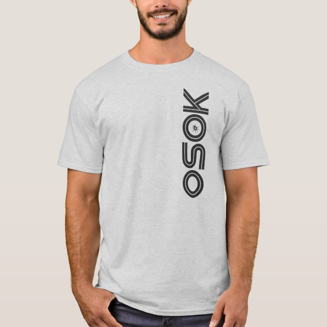 OSOK - Bullet Hole Tshirt Dark Graphic (Front)