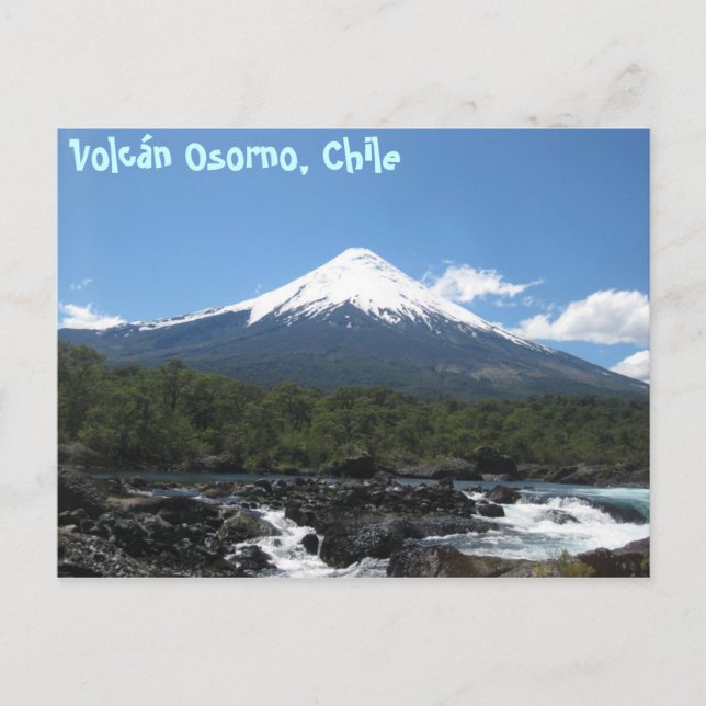 Osorno Volcano Postcard (Front)
