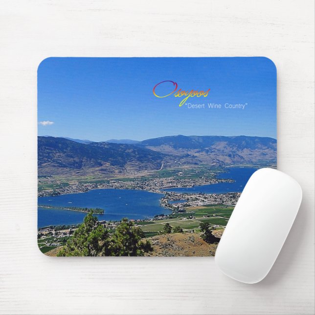 Osoyoos Desert Wine Country Mouse Mat (With Mouse)