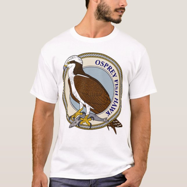 Osprey (Fish Hawk) with catch-M T-Shirt (Front)