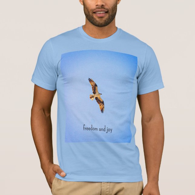 Osprey. Freedom and Joy T-Shirt (Front)