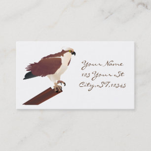 Osprey Hawk Raptor Thunder_Cove Business Card