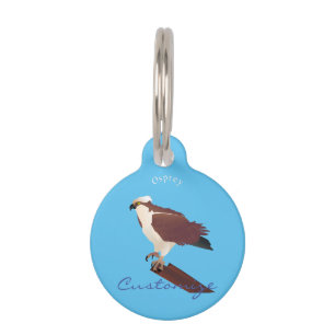 Osprey Hawk Raptor Thunder_Cove Pet Tag