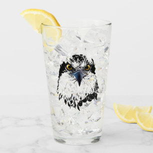 Osprey King of Birds Illustration Glass
