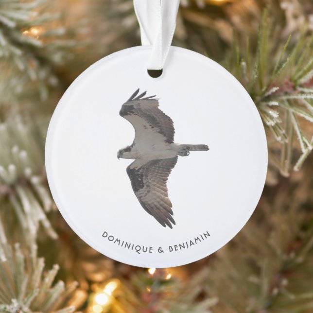 Osprey Ornament with Any Names Place Year (Tree)