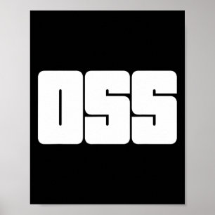 Oss Martial Arts For Karate And Brazilian Jiu Jits Poster