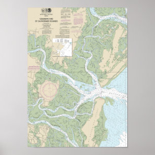 Ossabaw and St Catherines Sounds Chart 11511